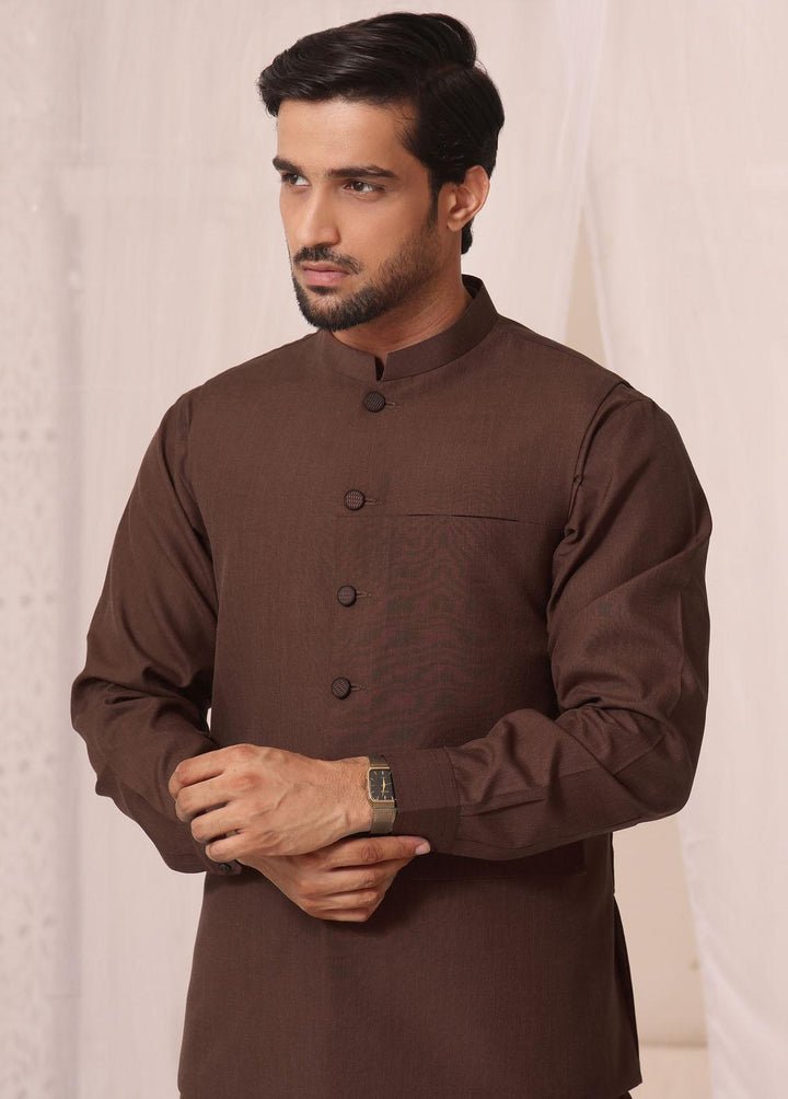 The Great Master (TGM) Blended Formal 3 Piece Suit for Men -  Sandy Elegance