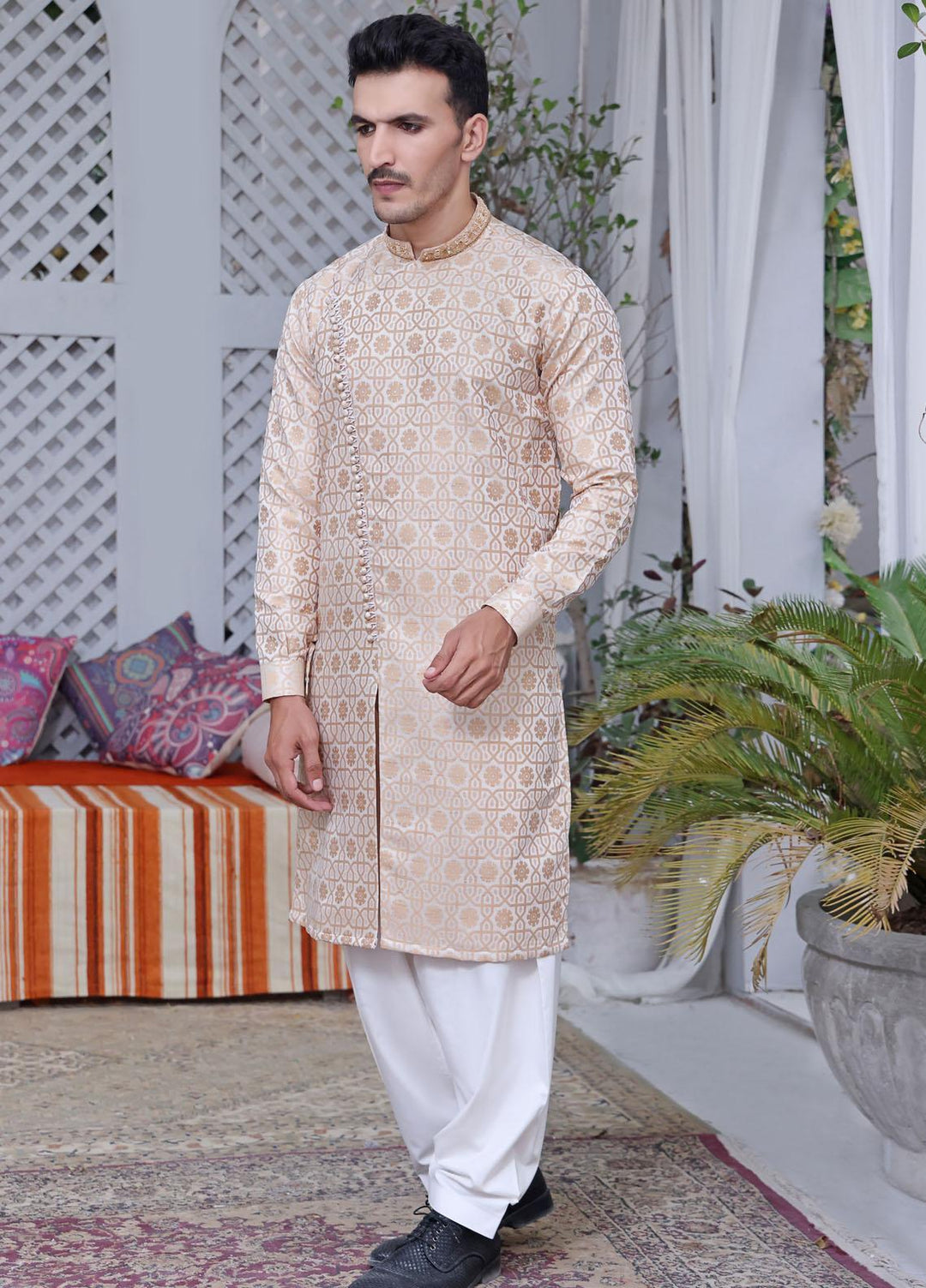 The Great Master (TGM) Atlas Festive Kurta Pajama for Men -  Maple Leaf