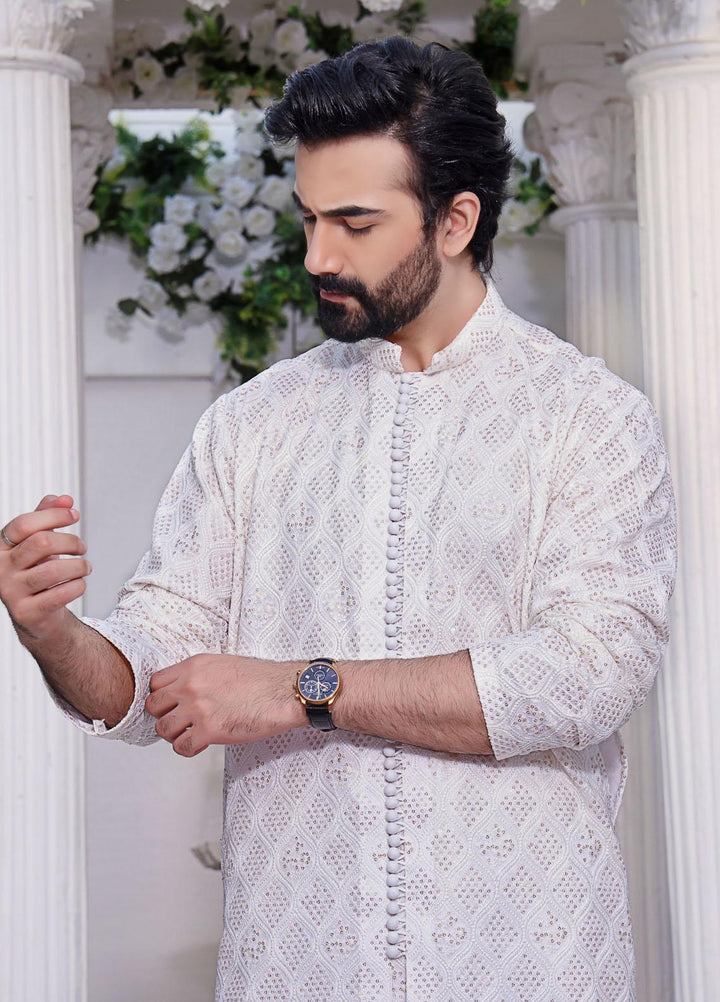 The Great Master (TGM) Missouri Formal Kurta Pajama for Men -  Dapper White