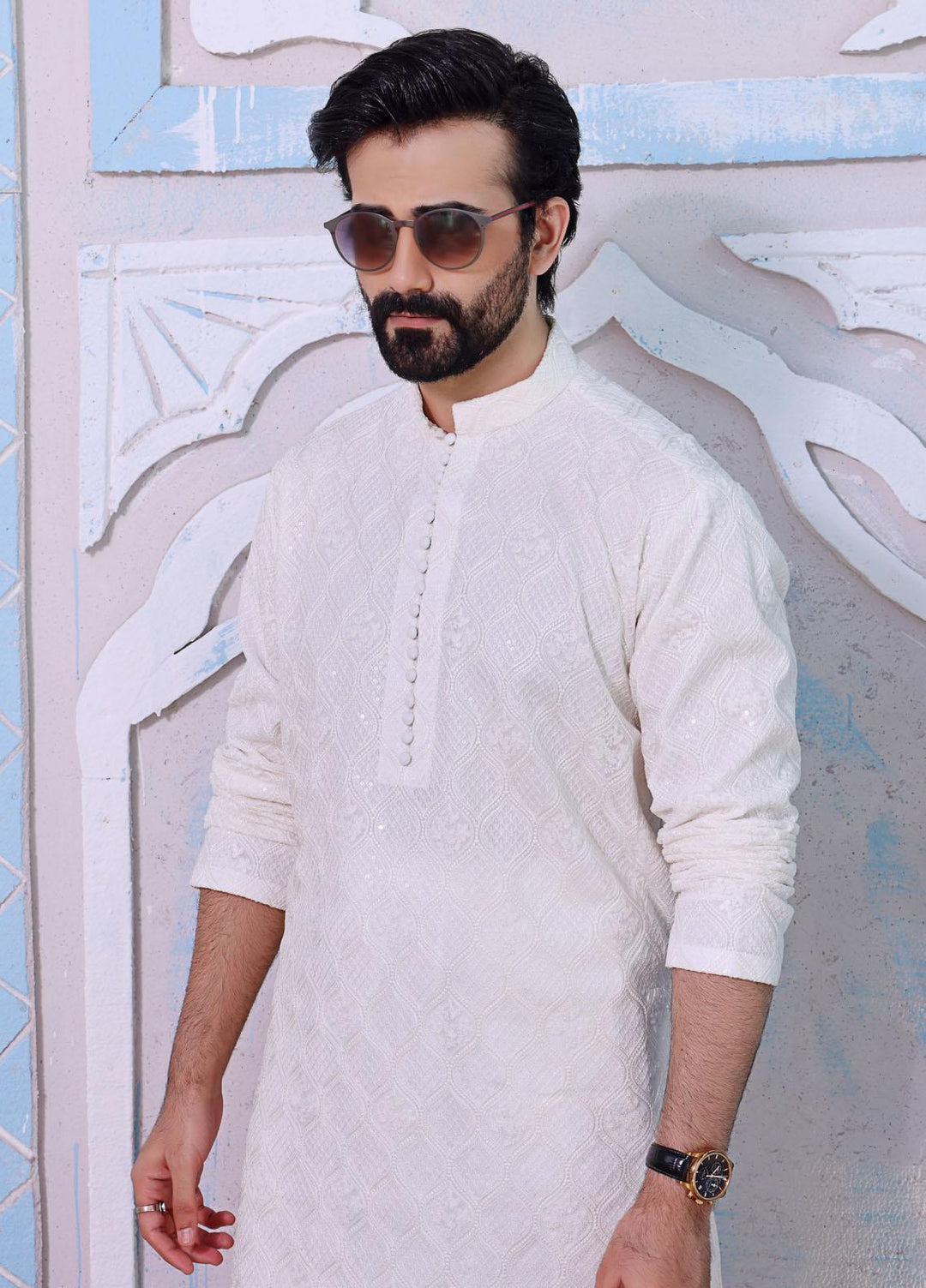 The Great Master (TGM) Missouri Formal Kurta Pajama for Men -  Regal White