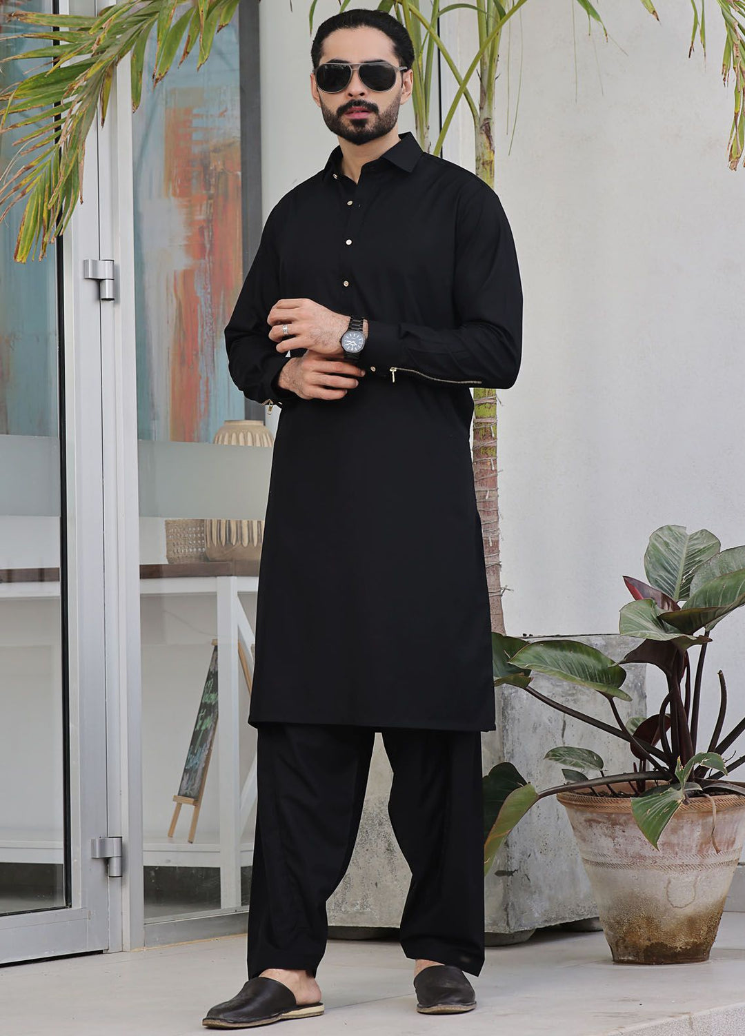 The Great Master (TGM) Blended Formal Men Kameez Shalwar Cosmic Charisma