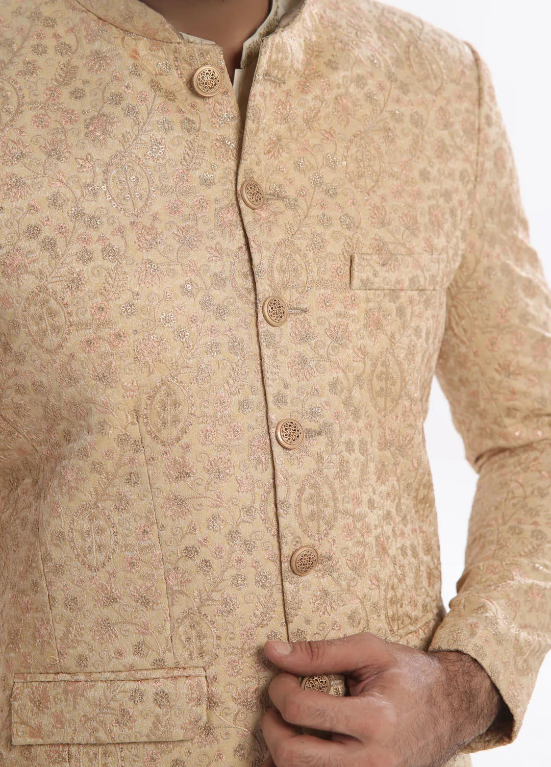 The Great Master TGM Embroidered Men Prince Coat - Prince Coat 101