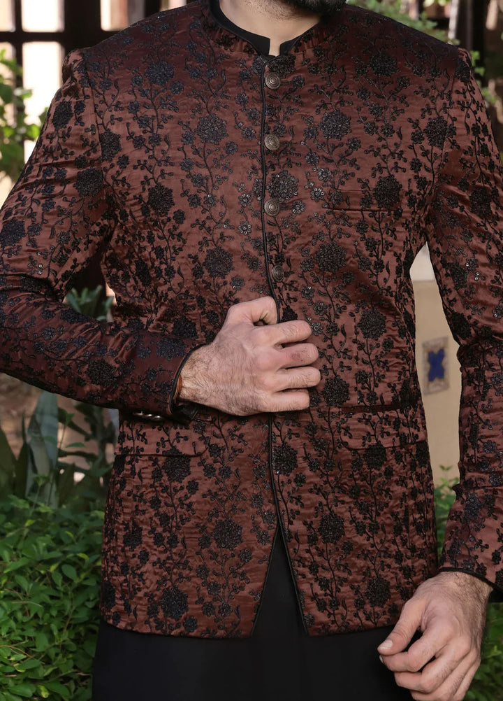 The Great Master TGM Embroidered Men Prince Coat - Prince Coat 93