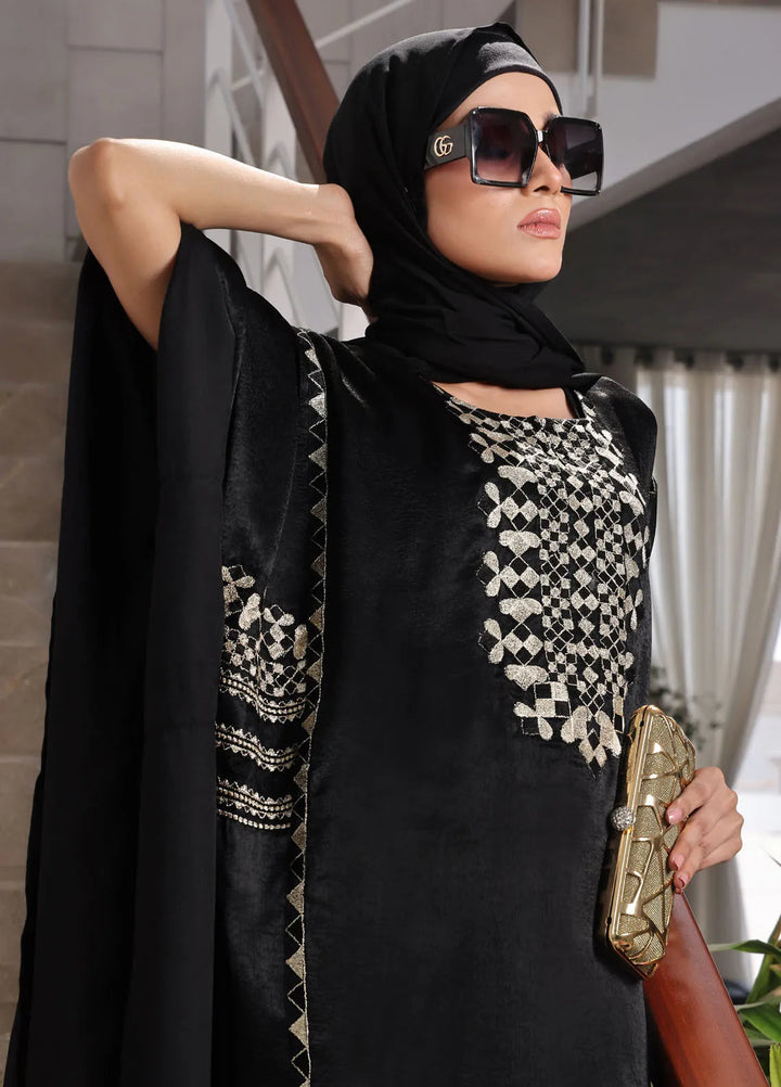 The Great Master (TGM)  Georgette Front Open Style Abaya Maheen
