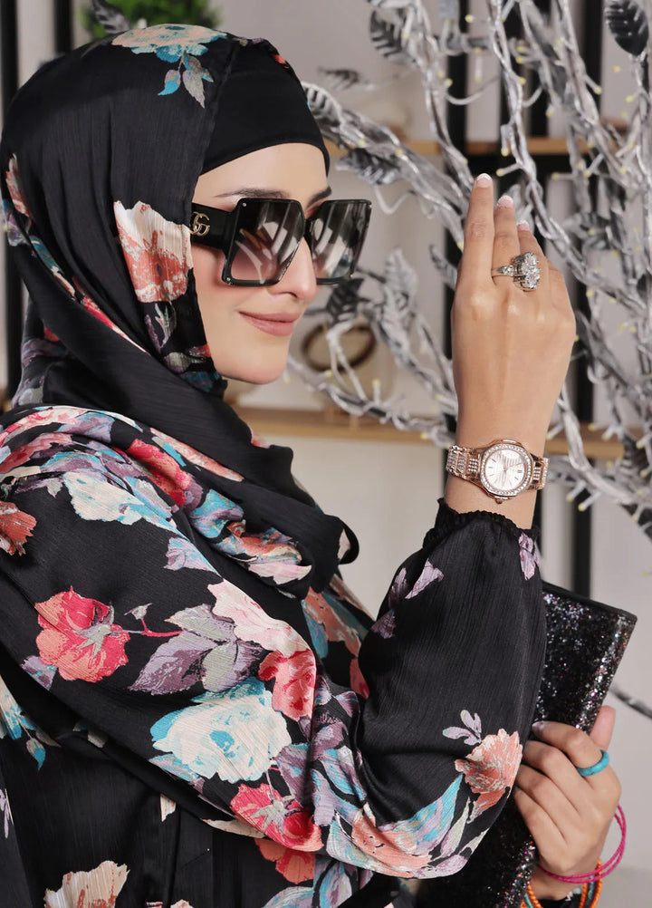 The Great Master (TGM)  Lawn Front Open Style Abaya Rabia