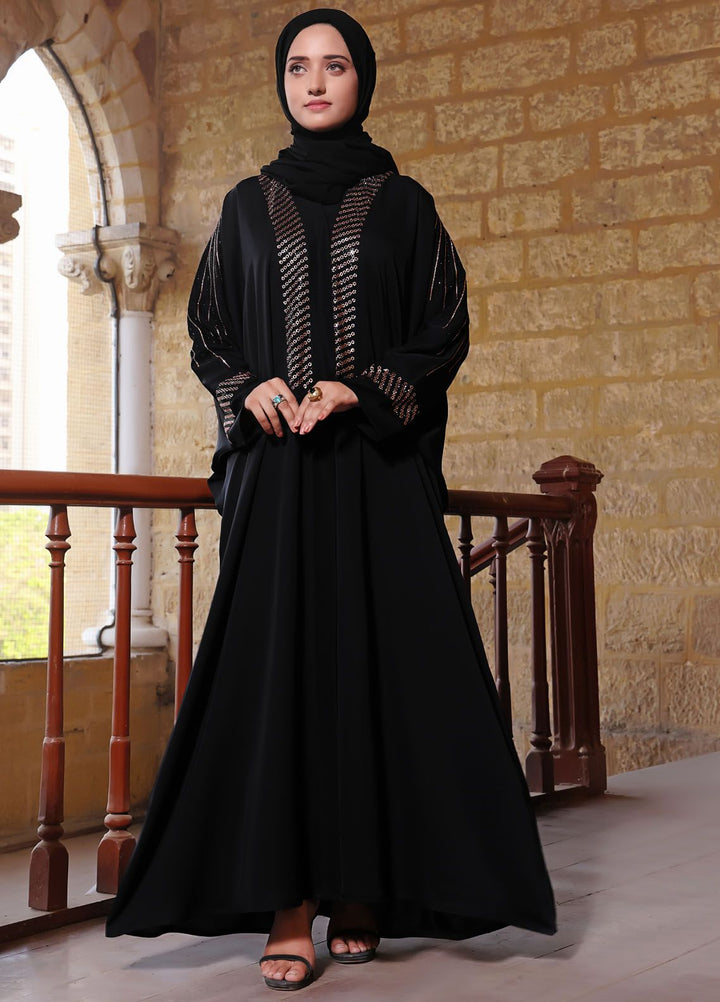 The Great Master (TGM) Pret Front Open Style Nida Abaya Kashaf
