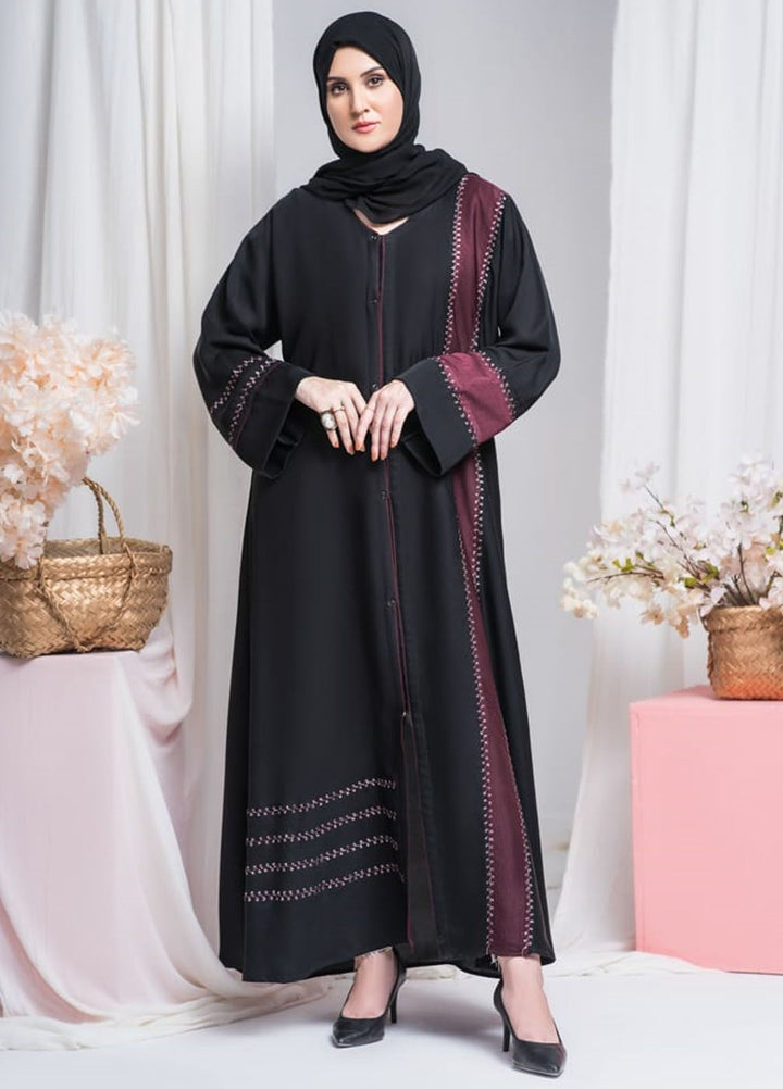 The Great Master (TGM) Pret Front Open Style Nida Abaya Neha