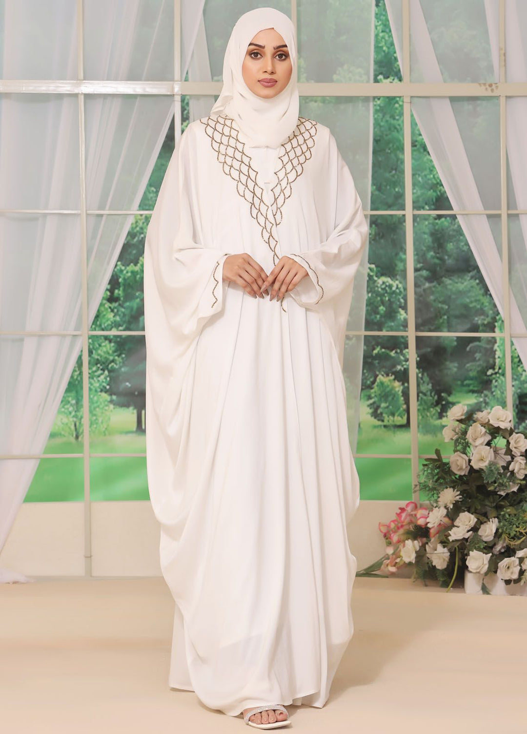 The Great Master (TGM) Pret Front Open Style Nida Abaya Salikah