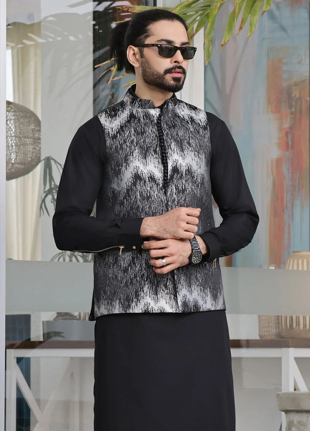 The Great Master (TGM) Suiting Formal Men Waistcoat - Coal Couture