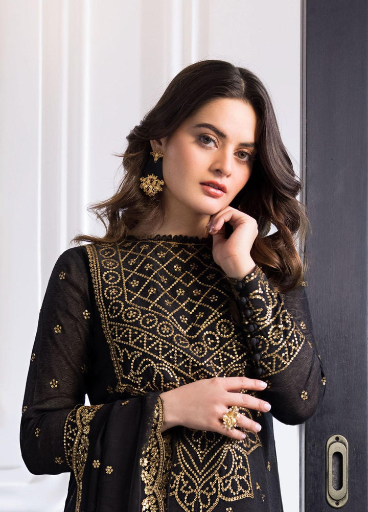 The Iqra & Minal Edit by Asim Jofa Embroidered Jacquard Suits Unstitched 3 Piece AJ22IM AJIM-14 - Winter Collection