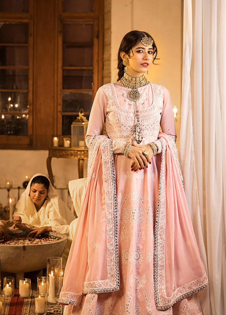 The Mughal Queen by Asim Jofa Embroidered Cotton Unstitched Suit 3 Piece AJ23MQ AJMQ-04 - Eid Collection