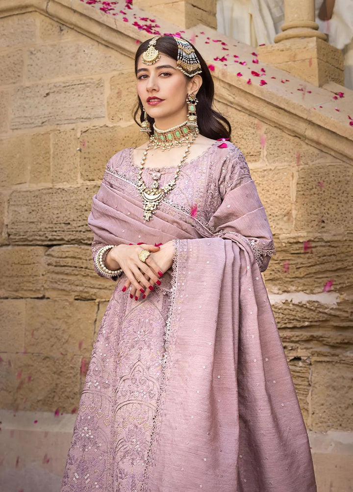 The Mughal Queen by Asim Jofa Embroidered Cotton Unstitched Suit 3 Piece AJ23MQ AJMQ-07 - Eid Collection