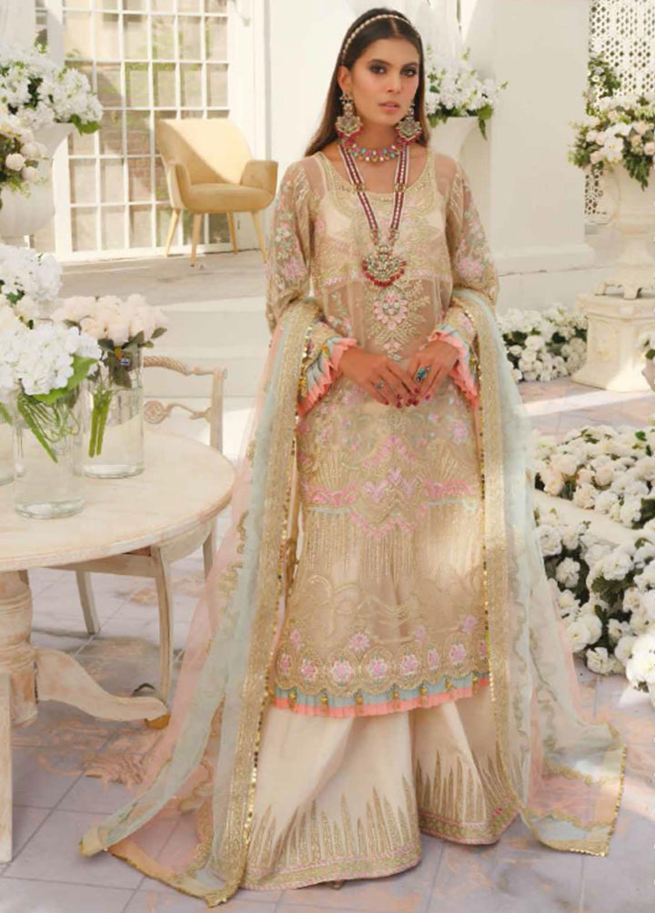 The Royal Mansion by Freesia Embroidered  Suits Unstitched 3 Piece FRE22RM FFD-0080 Mirha - Wedding Collection