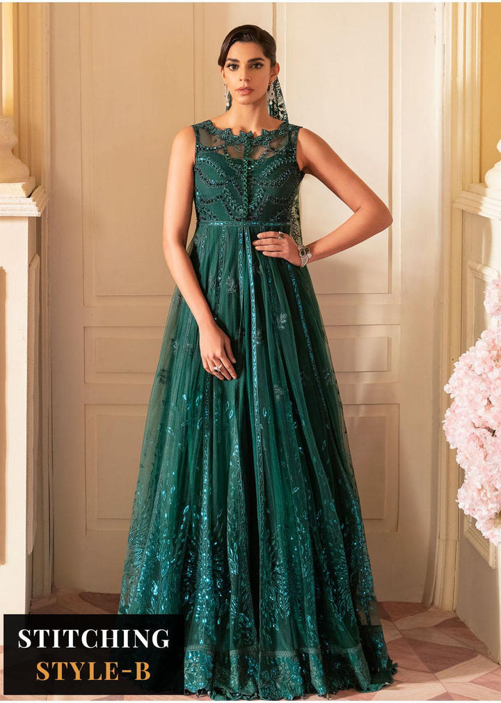 The Royal Palace By Nureh Embroidered Net Suits Unstitched 3 Piece NU23RP NL-47 - Luxury Formal Collection