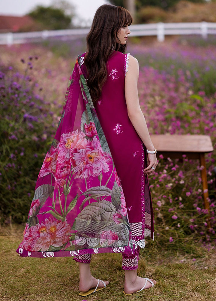 The Secret Garden by Mushq Embroidered Lawn Suits Unstitched 3 Piece MQ24SG D-1B Fairy Dell - Summer Collection