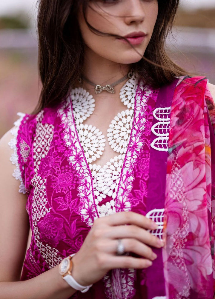 The Secret Garden by Mushq Embroidered Lawn Suits Unstitched 3 Piece MQ24SG D-1B Fairy Dell - Summer Collection