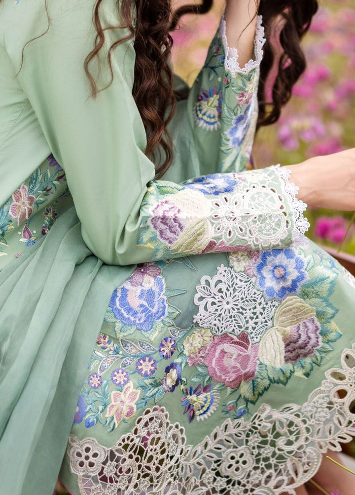 The Secret Garden by Mushq Embroidered Lawn Suits Unstitched 3 Piece MQ24SG D-2A Brimstone - Summer Collection