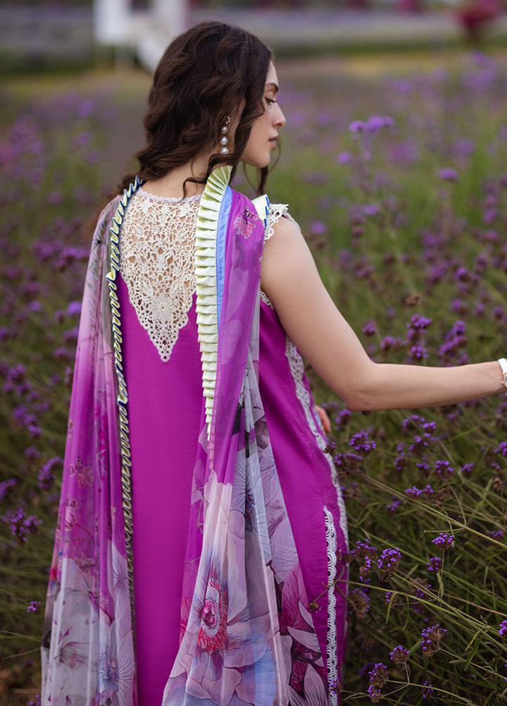The Secret Garden by Mushq Embroidered Lawn Suits Unstitched 3 Piece MQ24SG D-3A Enchanted Bloom - Summer Collection