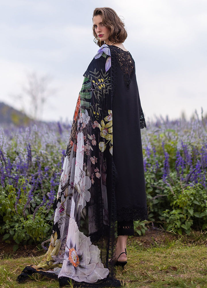 The Secret Garden by Mushq Embroidered Lawn Suits Unstitched 3 Piece MQ24SG D-3B Swallowtail - Summer Collection