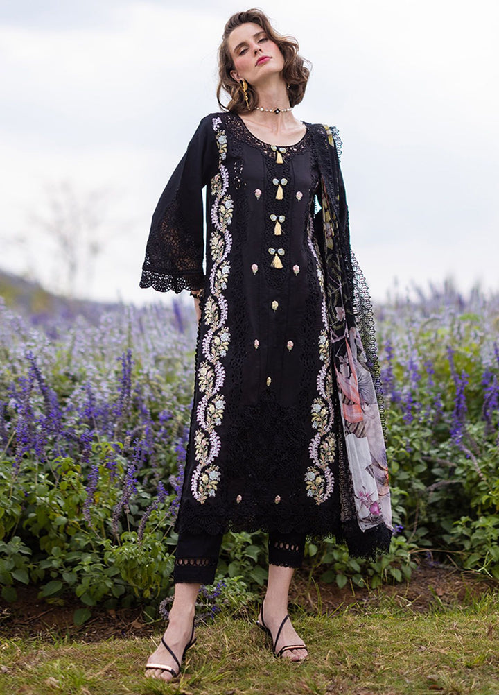 The Secret Garden by Mushq Embroidered Lawn Suits Unstitched 3 Piece MQ24SG D-3B Swallowtail - Summer Collection