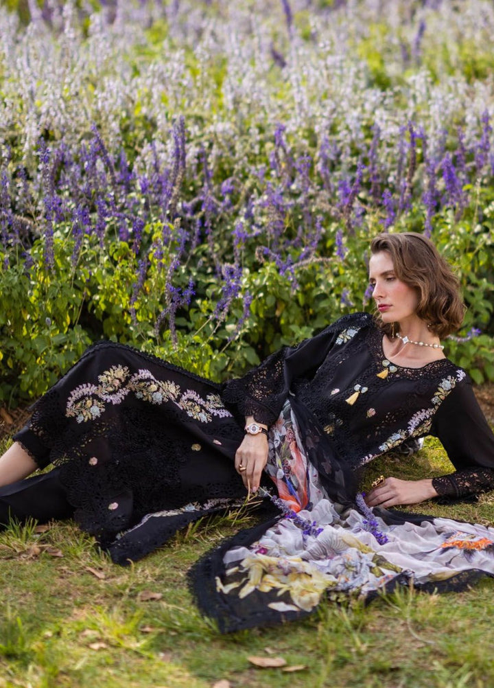 The Secret Garden by Mushq Embroidered Lawn Suits Unstitched 3 Piece MQ24SG D-3B Swallowtail - Summer Collection