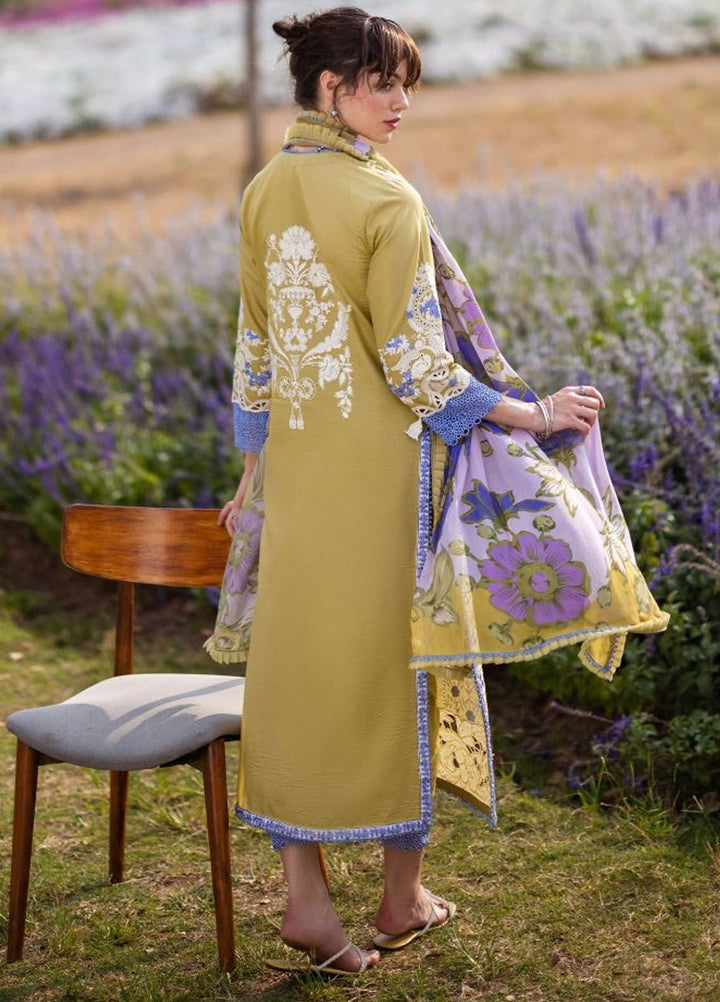 The Secret Garden by Mushq Embroidered Lawn Suits Unstitched 3 Piece MQ24SG D-4A Mystical Fern - Summer Collection