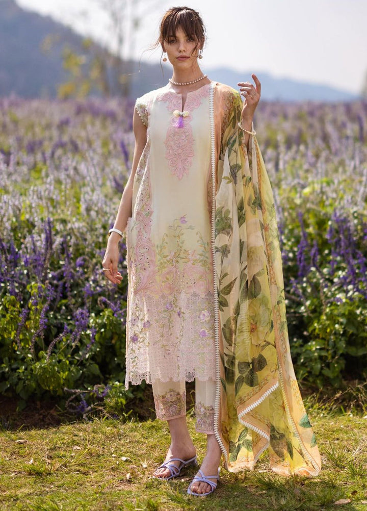 The Secret Garden by Mushq Embroidered Lawn Suits Unstitched 3 Piece MQ24SG D-5B Serenity - Summer Collection