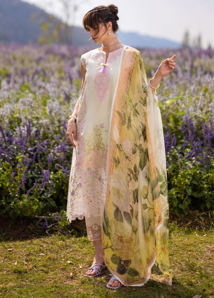 The Secret Garden by Mushq Embroidered Lawn Suits Unstitched 3 Piece MQ24SG D-5B Serenity - Summer Collection