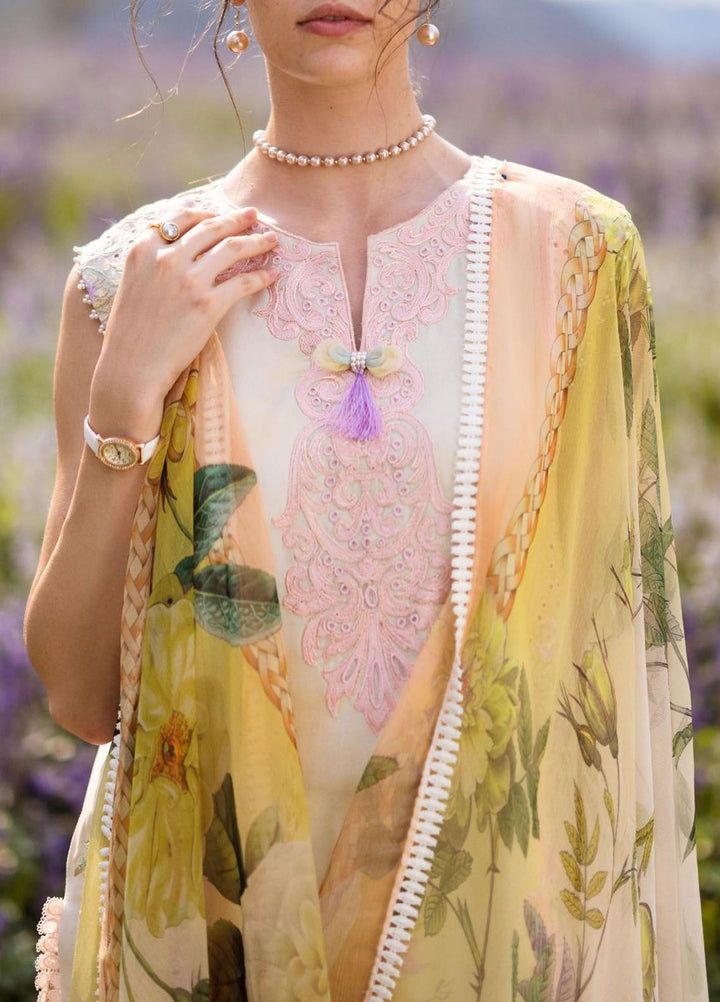 The Secret Garden by Mushq Embroidered Lawn Suits Unstitched 3 Piece MQ24SG D-5B Serenity - Summer Collection