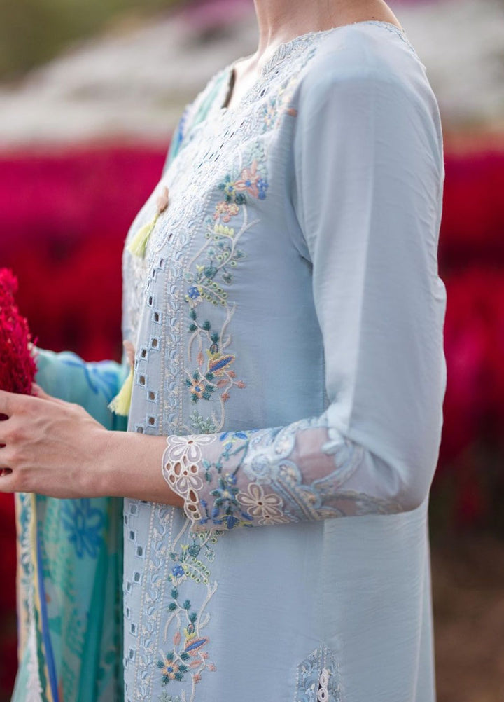 The Secret Garden by Mushq Embroidered Lawn Suits Unstitched 3 Piece MQ24SG D-6A Nixie - Summer Collection