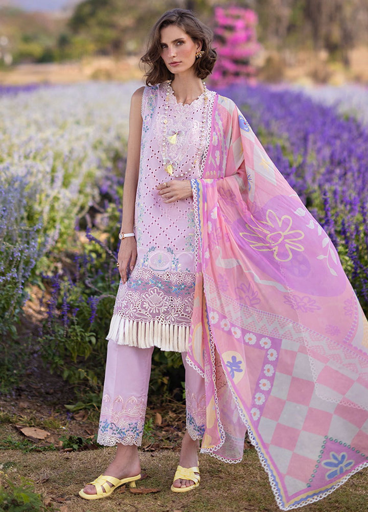 The Secret Garden by Mushq Embroidered Lawn Suits Unstitched 3 Piece MQ24SG D-6B Gerbera - Summer Collection