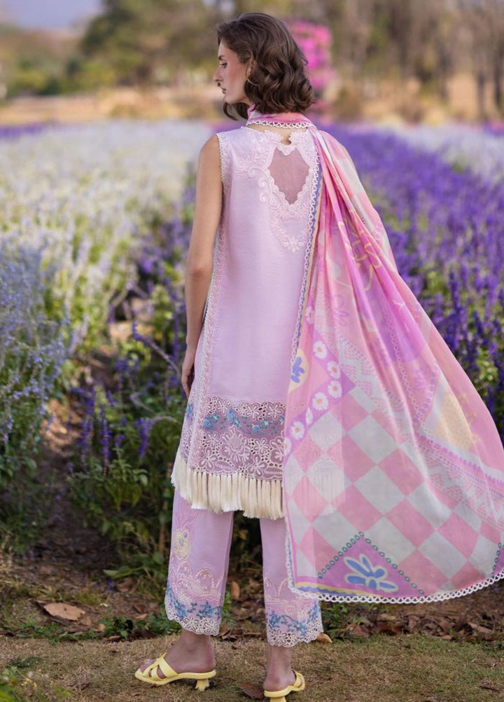 The Secret Garden by Mushq Embroidered Lawn Suits Unstitched 3 Piece MQ24SG D-6B Gerbera - Summer Collection