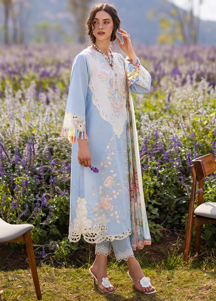 The Secret Garden by Mushq Embroidered Lawn Suits Unstitched 3 Piece MQ24SG D-7A Solara - Summer Collection