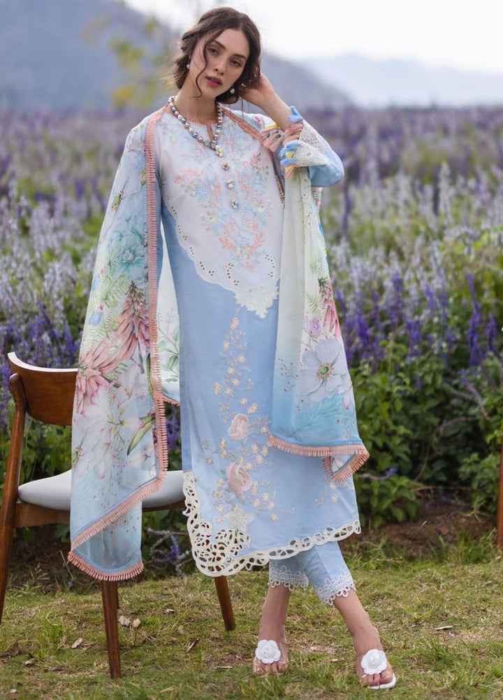 The Secret Garden by Mushq Embroidered Lawn Suits Unstitched 3 Piece MQ24SG D-7A Solara - Summer Collection