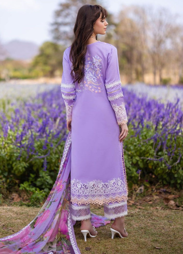 The Secret Garden by Mushq Embroidered Lawn Suits Unstitched 3 Piece MQ24SG D-8B Zyra - Summer Collection