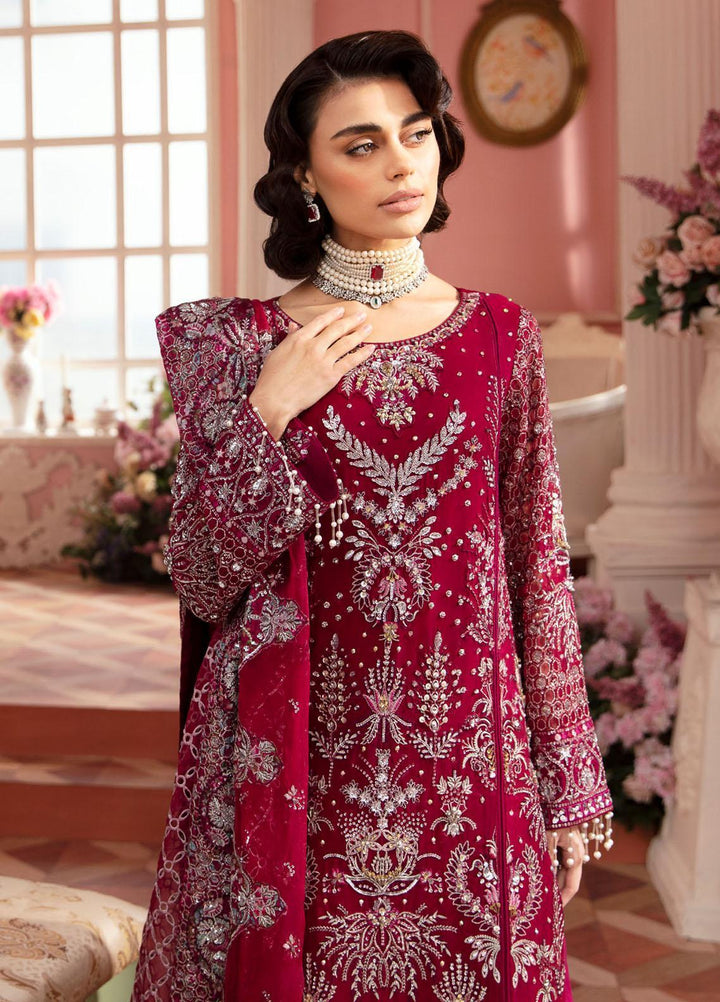 The Secret Garden By Nureh Embroidered Chiffon Suits Unstitched 4 Piece NU24SG NL-59 Charlotte - Luxury Collection