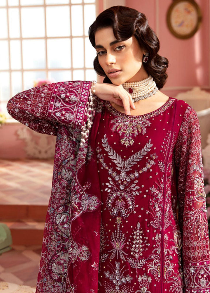 The Secret Garden By Nureh Embroidered Chiffon Suits Unstitched 4 Piece NU24SG NL-59 Charlotte - Luxury Collection