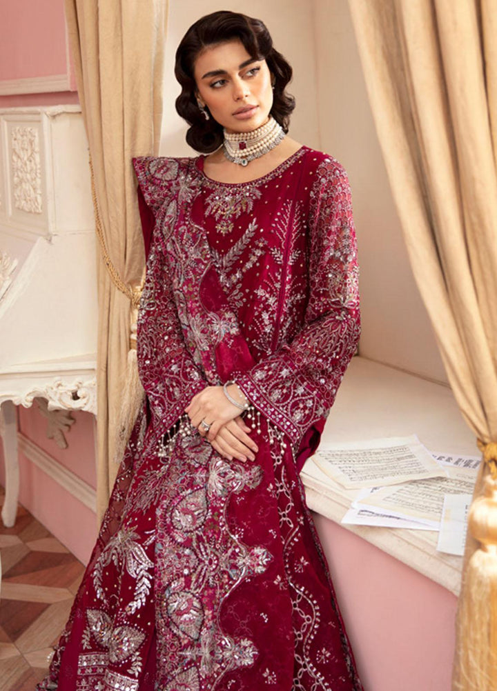 The Secret Garden By Nureh Embroidered Chiffon Suits Unstitched 4 Piece NU24SG NL-59 Charlotte - Luxury Collection