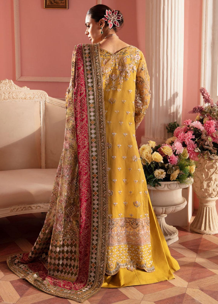 The Secret Garden By Nureh Embroidered Organza Suits Unstitched 4 Piece NU24SG NL-60 Florence - Luxury Collection