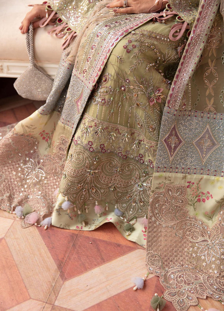 The Secret Garden By Nureh Embroidered Chiffon Suits Unstitched 4 Piece NU24SG NL-61 Mary - Luxury Collection