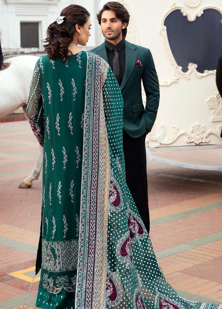 The Secret Garden By Nureh Embroidered Chiffon Suits Unstitched 4 Piece NU24SG NL-63 Victoria - Luxury Collection