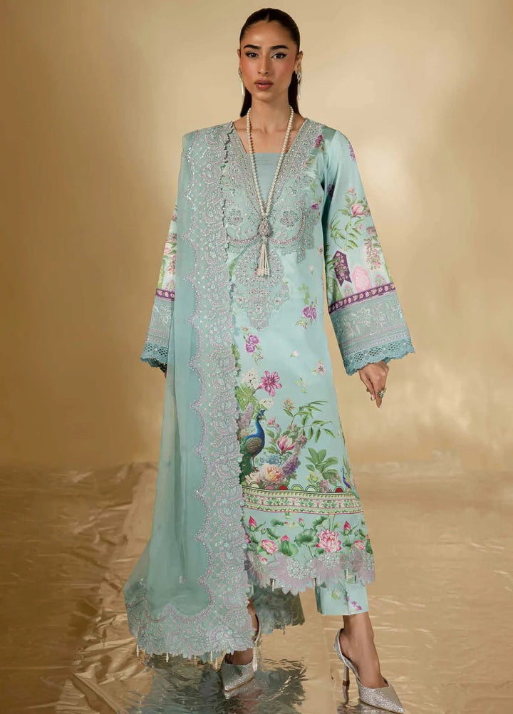 The Silk Edit by Nureh Embroidered Silk Suits Unstitched 3 Piece NU25TSE S-21 - Festive Collection