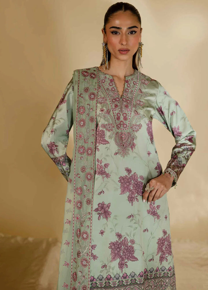 The Silk Edit by Nureh Embroidered Silk Suits Unstitched 3 Piece NU25TSE S-25 - Festive Collection