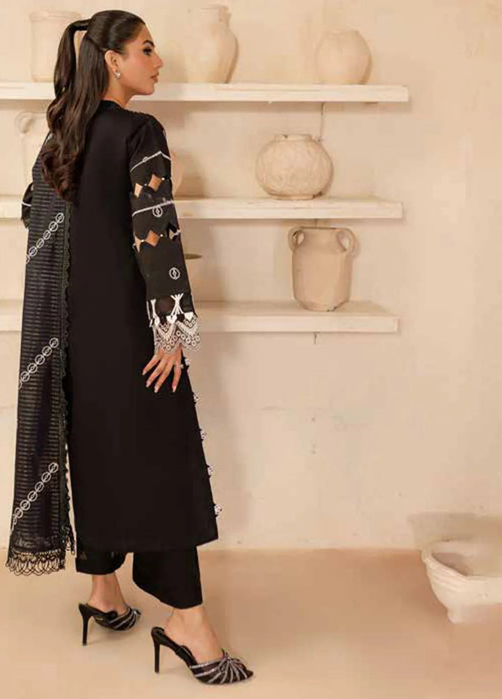 The Summer Garden By Parishay Embroidered Lawn Suit Unstitched 3 Piece PR25TS SG-01 - Summer Collection