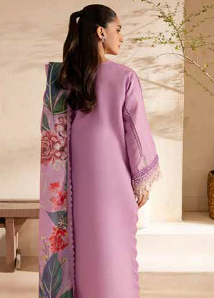 The Summer Garden By Parishay Embroidered Lawn Suit Unstitched 3 Piece PR25TS SG-05 - Summer Collection