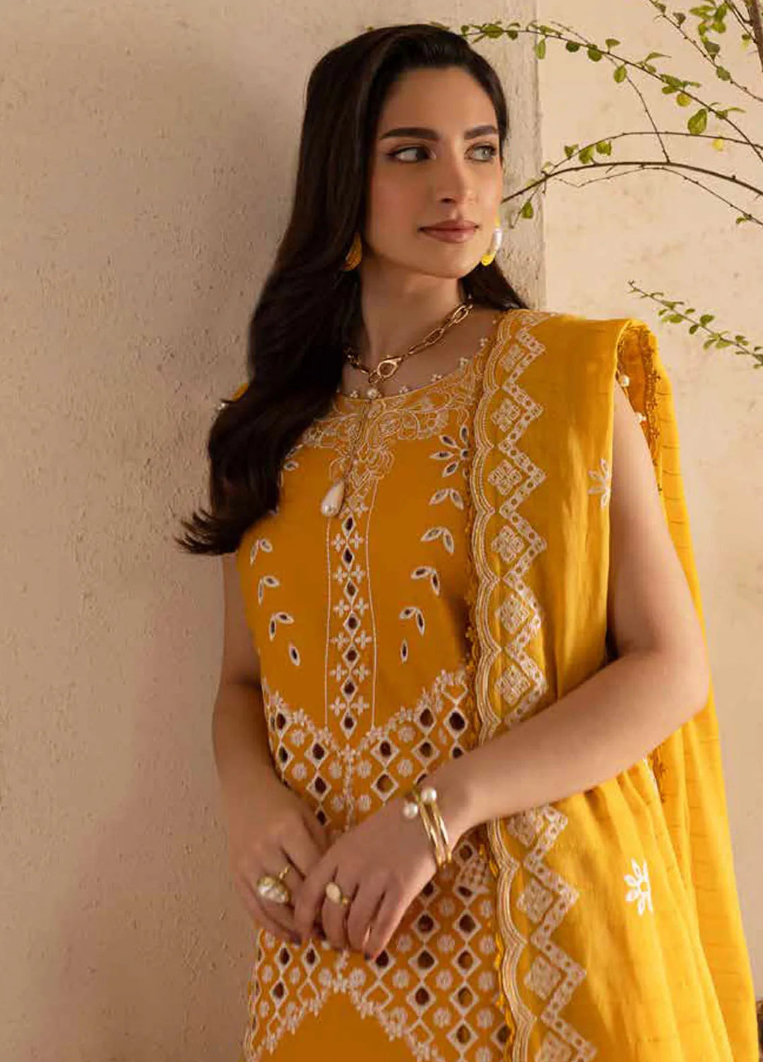 The Summer Garden By Parishay Embroidered Lawn Suit Unstitched 3 Piece PR25TS SG-13 - Summer Collection