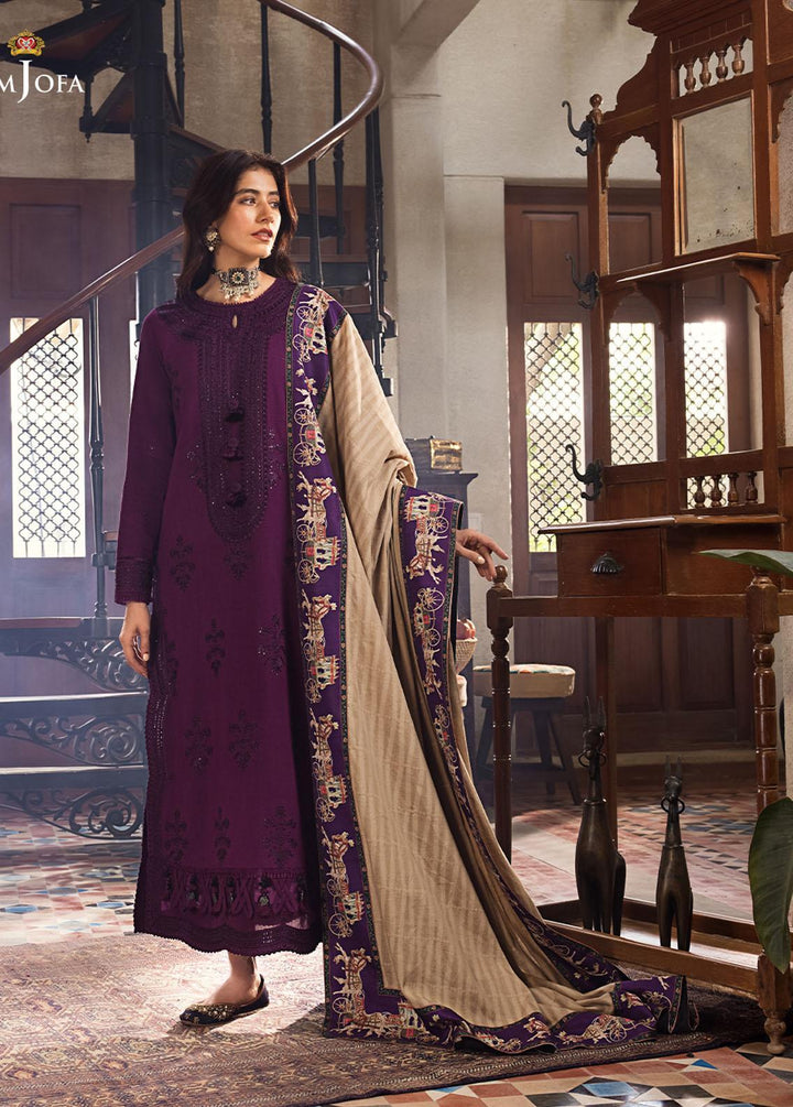 The Syra Edit by Asim Jofa Embroidered  Suits Unstitched 3 Piece AJ22SE AJK-02 - Winter Collection