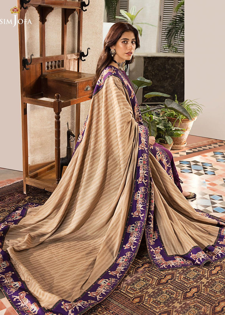 The Syra Edit by Asim Jofa Embroidered  Suits Unstitched 3 Piece AJ22SE AJK-02 - Winter Collection