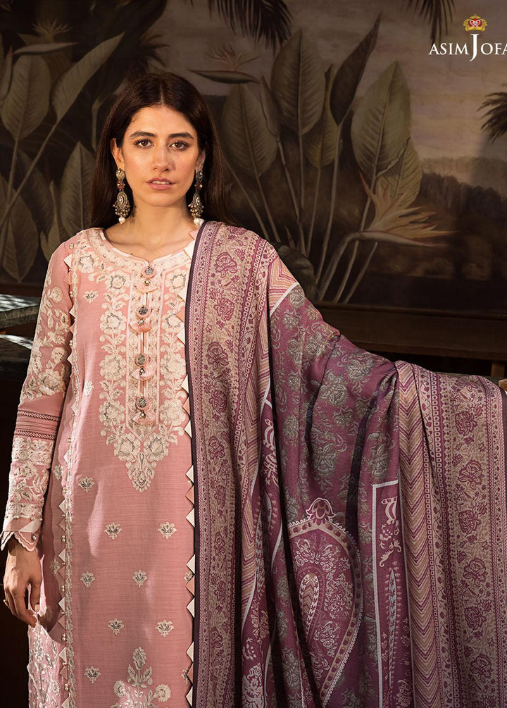 The Syra Edit by Asim Jofa Embroidered  Suits Unstitched 3 Piece AJ22SE AJK-05 - Winter Collection
