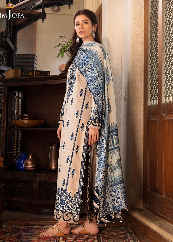 The Syra Edit by Asim Jofa Embroidered  Suits Unstitched 3 Piece AJ22SE AJK-12 - Winter Collection